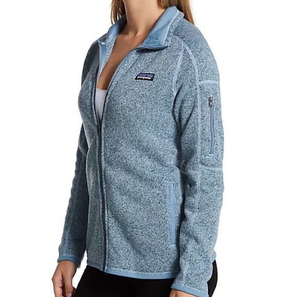 Patagonia Jackets & Blazers - Patagonia Women's Light Blue Fleece Jacket